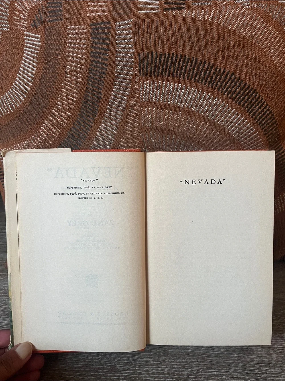 Nevada by Zane Grey 1926